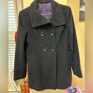 Black Peacoat Size Small